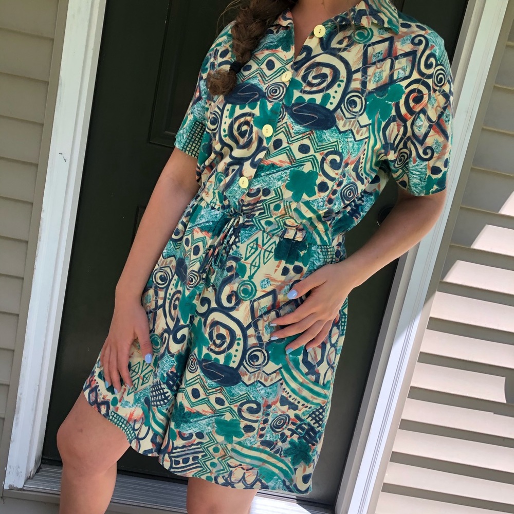 California Krush crazy pattern unisex romper.